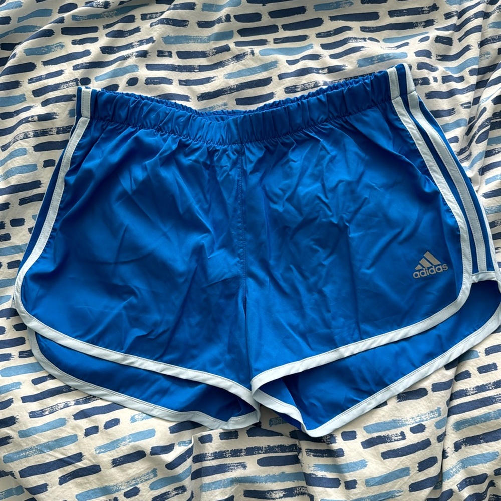 Size S 3” adidas Running Shorts - Glory Blue/Sky Tint